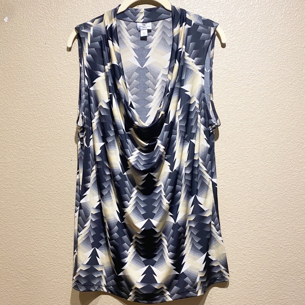 Worthington Stretch Sleeveless Blouse XL